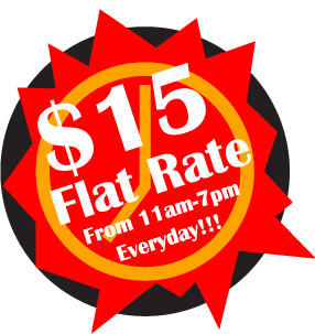 ten dollar flat rate